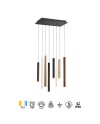 CALA * LÁMPARA BASE CUADRADA 8L LED COLANTES - VARIADO